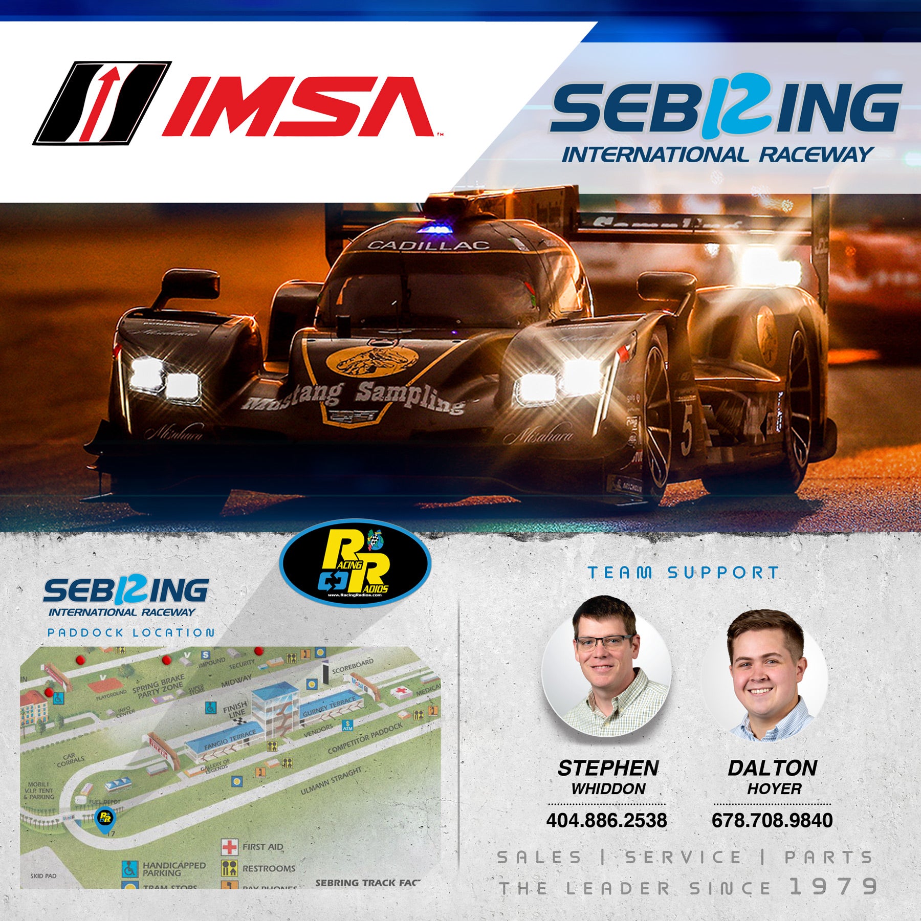 12 Hours of Sebring Racing Radios Paddock location | IMSA 2022