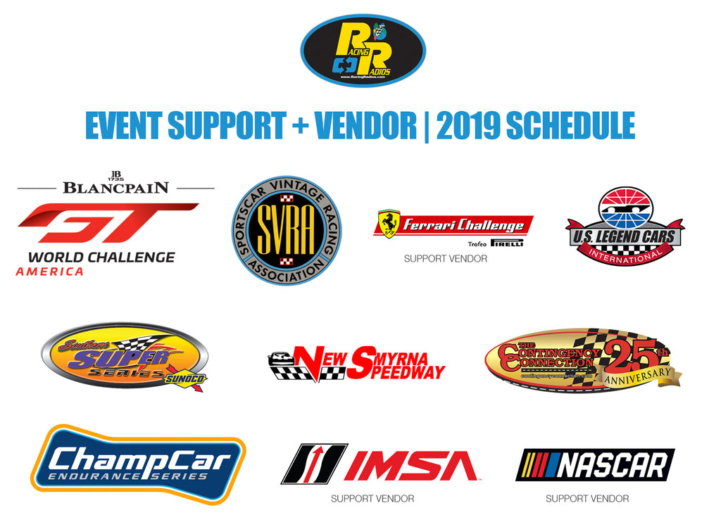 Racing Radios Event Support 2019