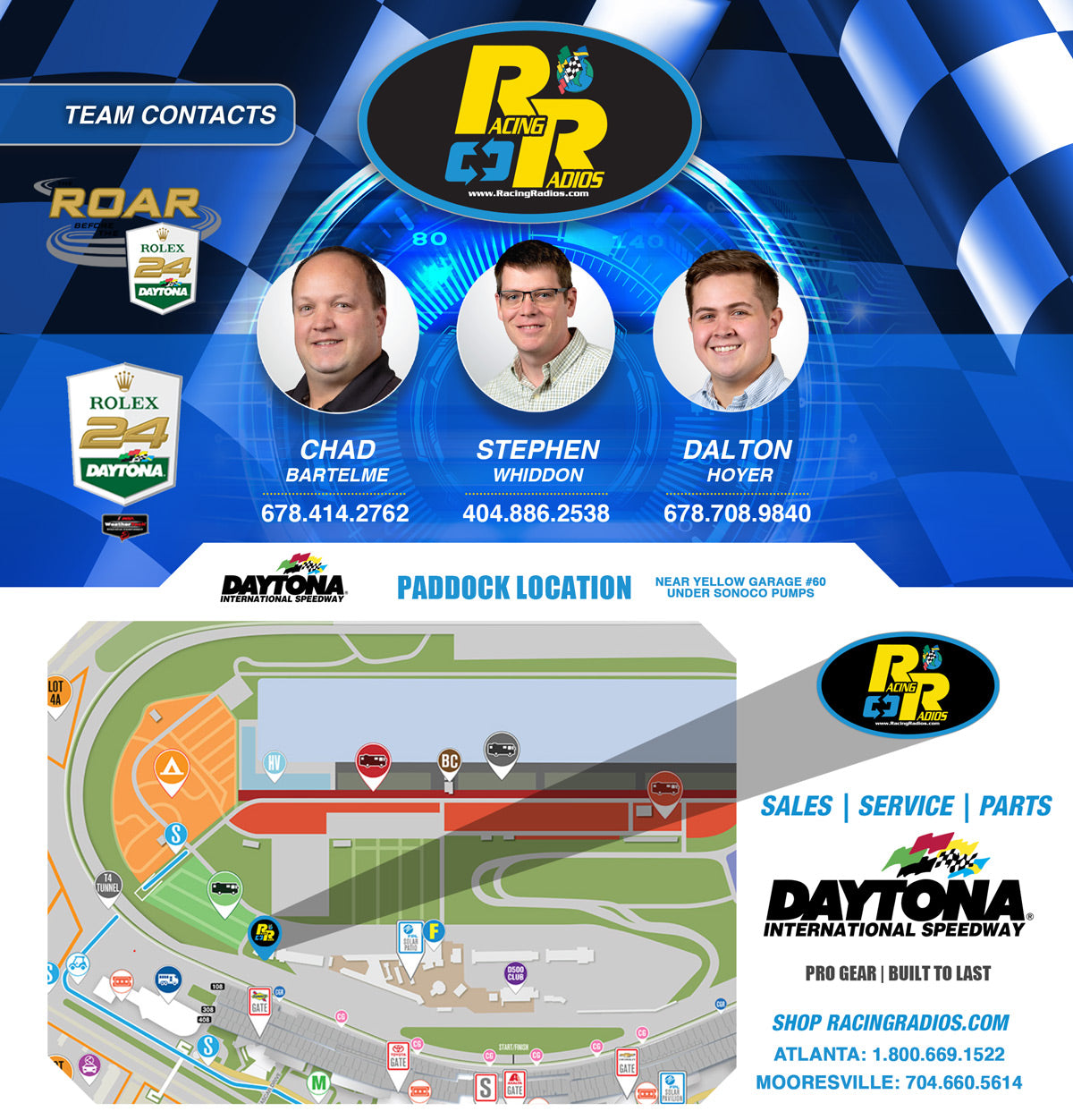 Rolex 24 at Daytona Racing Radios