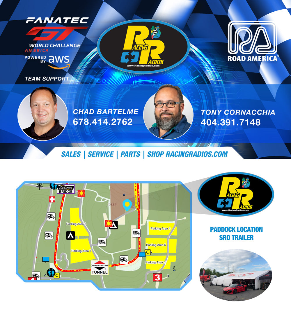 Racing Radios Racing Communication Since 1979 | Track Map Road America