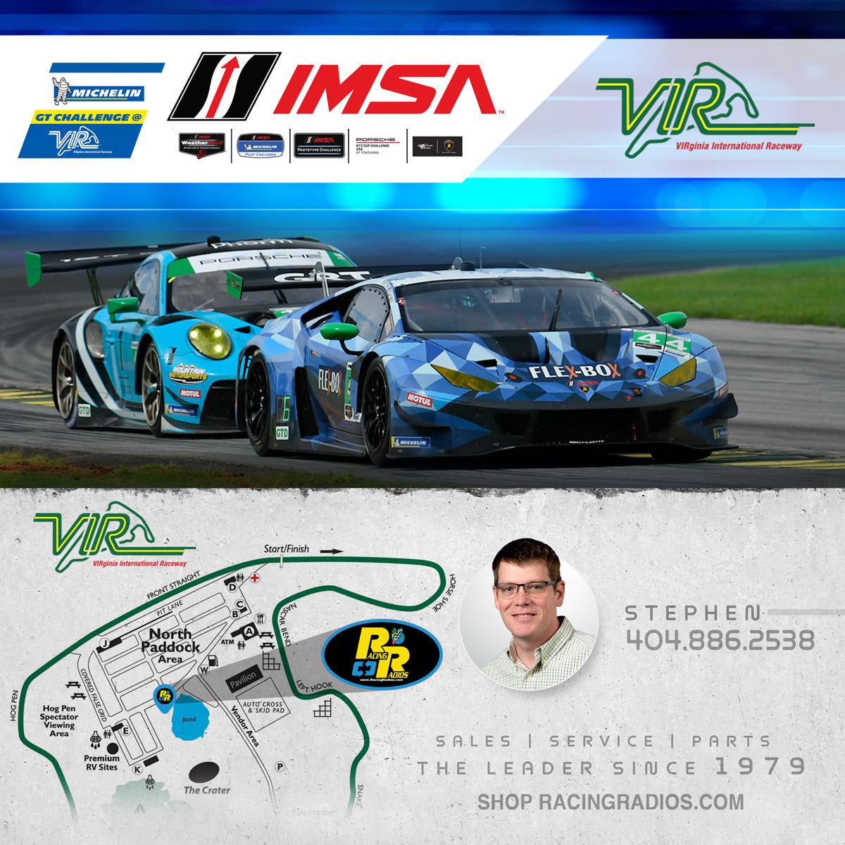 Virginia International Raceway IMSA Paddock Location Racing Radios