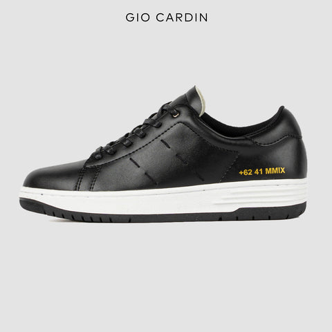 Sepatu hitam minimalis gio cardin LAL-41