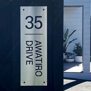 Large steel custom Address Signs for your House NZ Australia