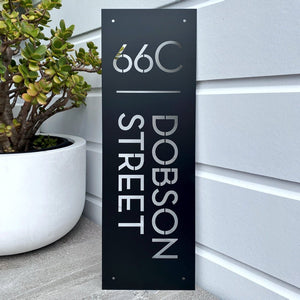 Large steel custom Address Signs for your House NZ Australia