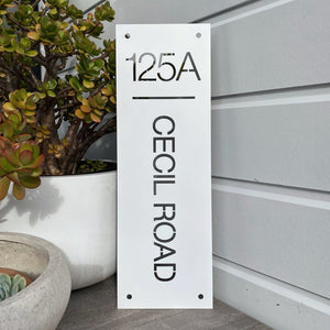 Large steel custom Address Signs for your House NZ Australia