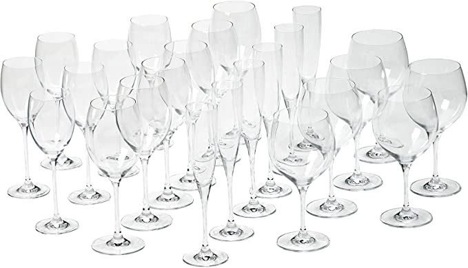 Villeroy & Boch Maxima Set of 24 Crystal Stemware, Service for 6