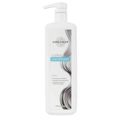 Keracolor Color Clenditioner Colour Shampoo Silver 1000ml - On Line Hair Depot