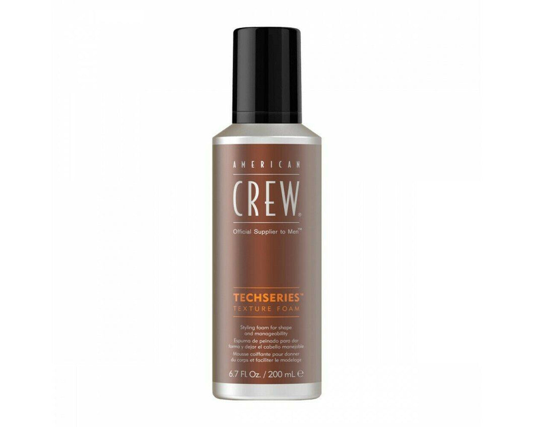 American Crew Tech Series Texture Foam 1 x 200ml for shape and Manageability - On Line Hair Depot