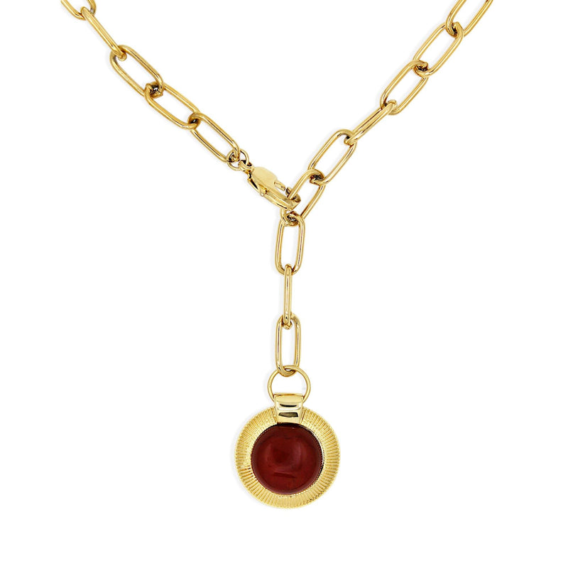 SOLEIL Necklace - Gold & Jasper