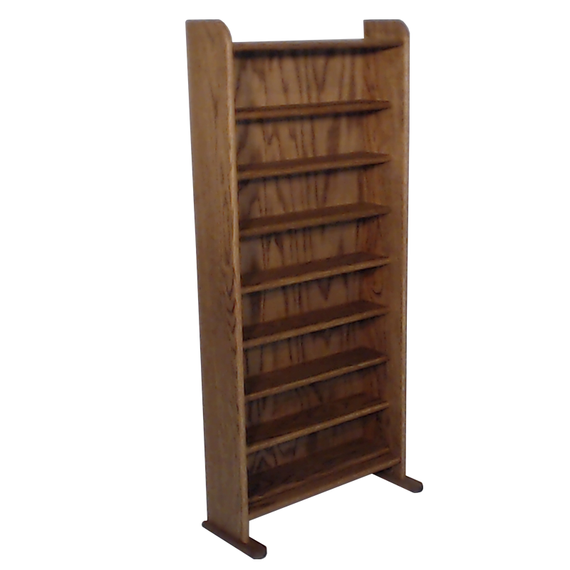 solid oak desktop or shelf cd cabinet