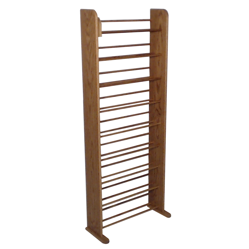 solid wooden cd rack - stores 504 cds - 24