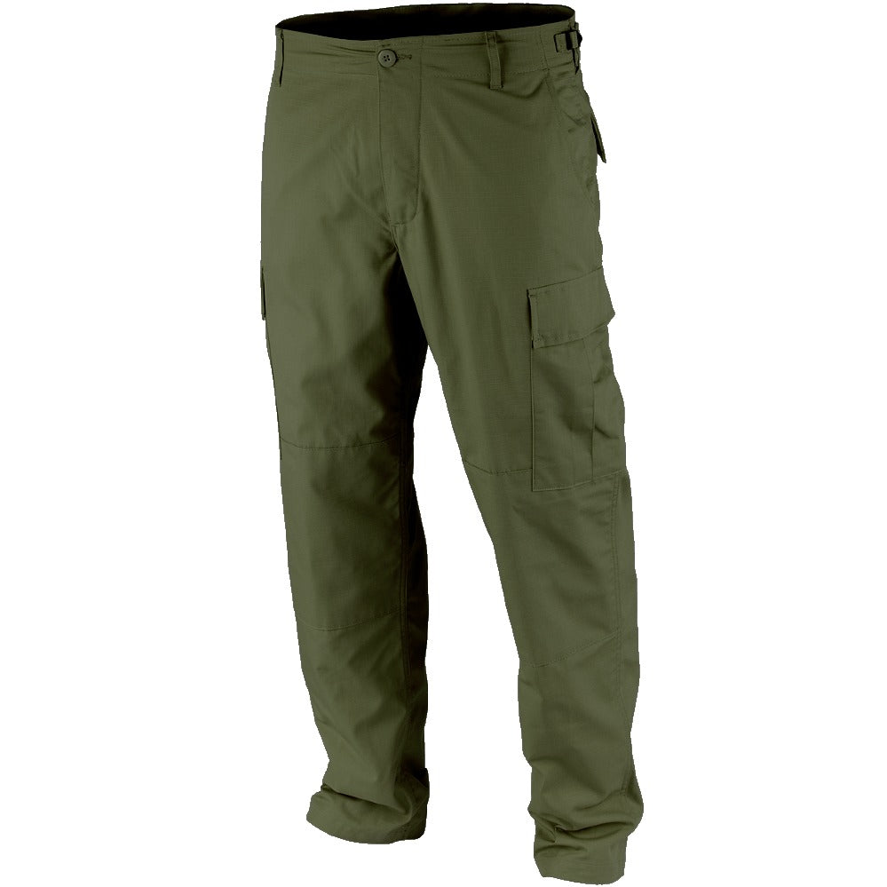 LOW STOCK! NIGHTHAWK Cargo pant in premium cotton twill - ARMY GREEN