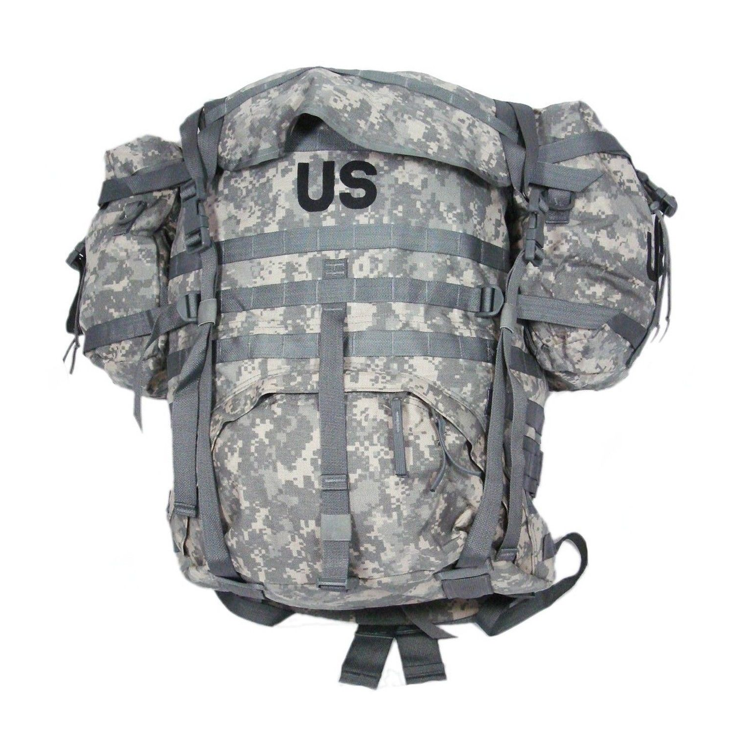 US GI Military ACU Molle II Large RuckSack with Frame, Kidney Pads and 2  Pouches – McGuire Army Navy