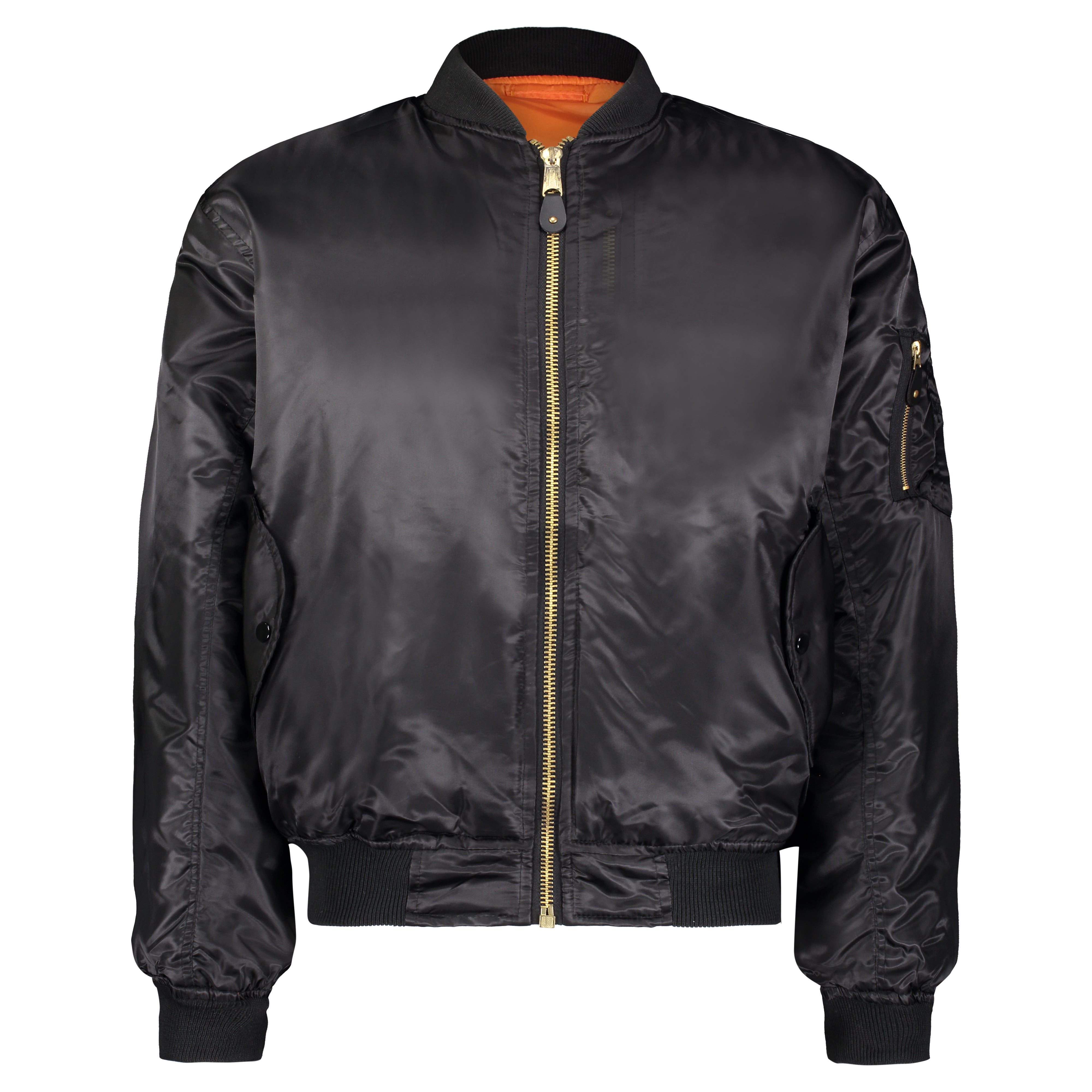 Classic MA-1 Flight Jacket with Orange Reversible Lining – McGuire