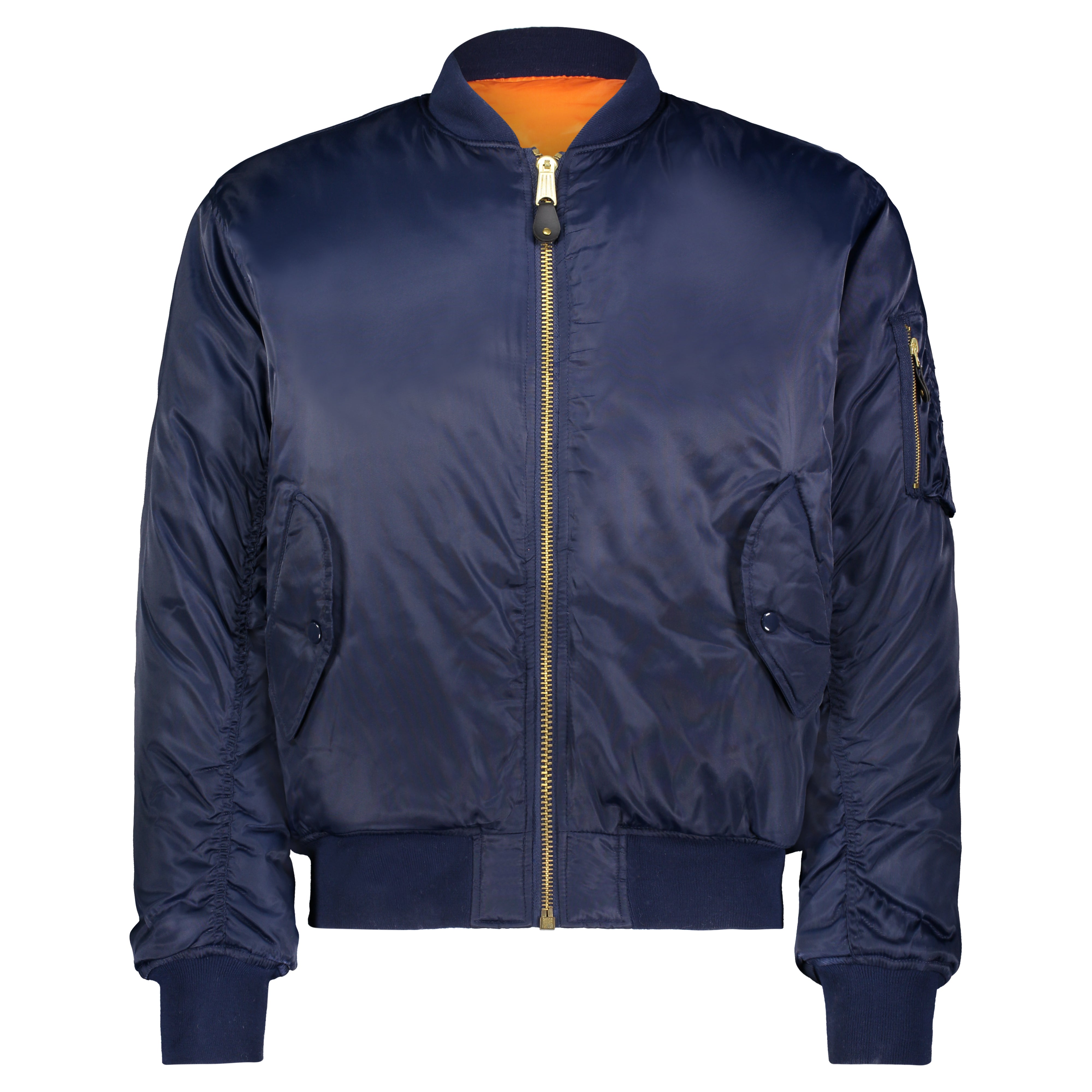 Classic MA-1 Flight Jacket with Orange Reversible Lining – McGuire