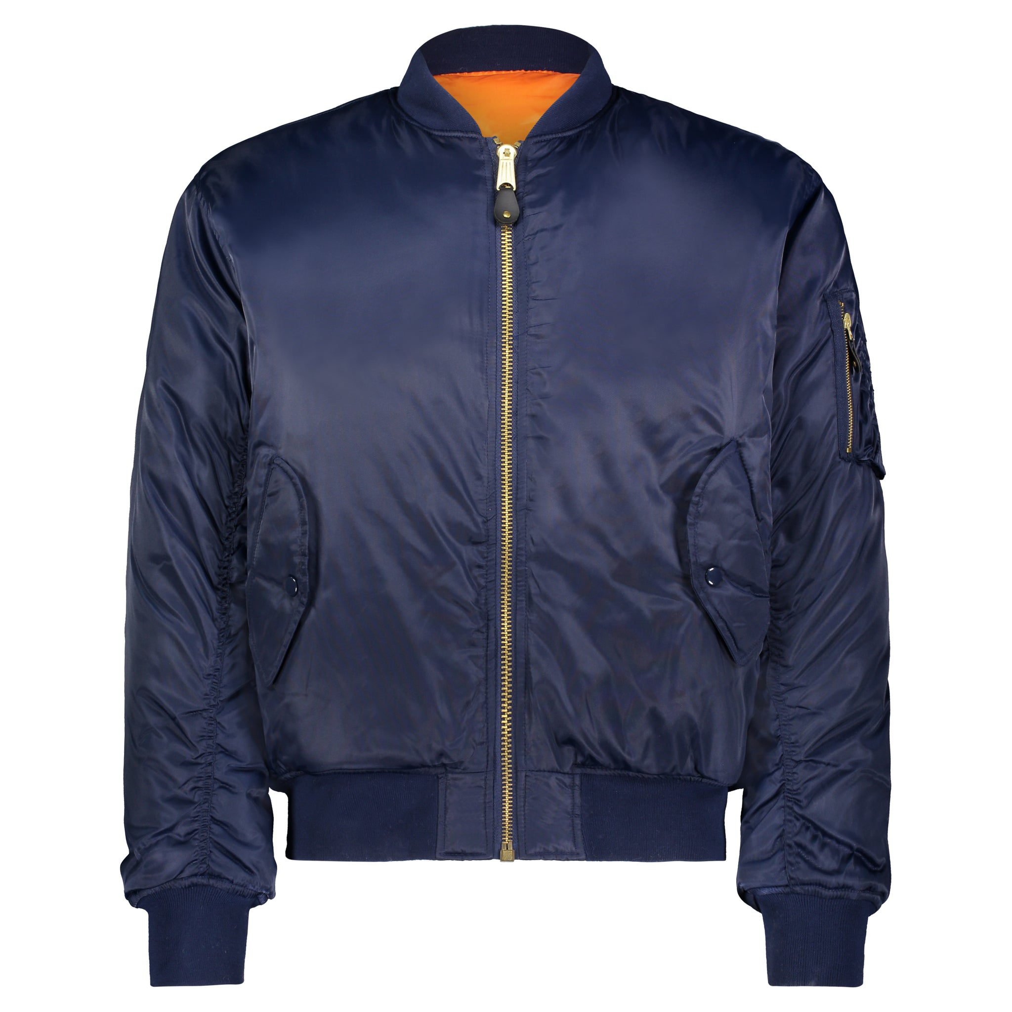 Classic Ma 1 Flight Jacket With Orange Reversible Lining Mcguire Army Navy