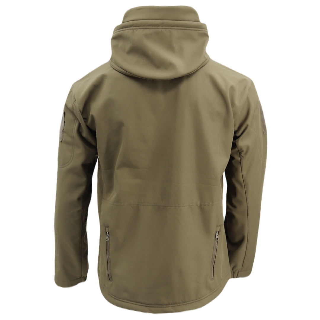 Men's Waterproof Military Jacket Hooded Soft Shell Tactical Hooded