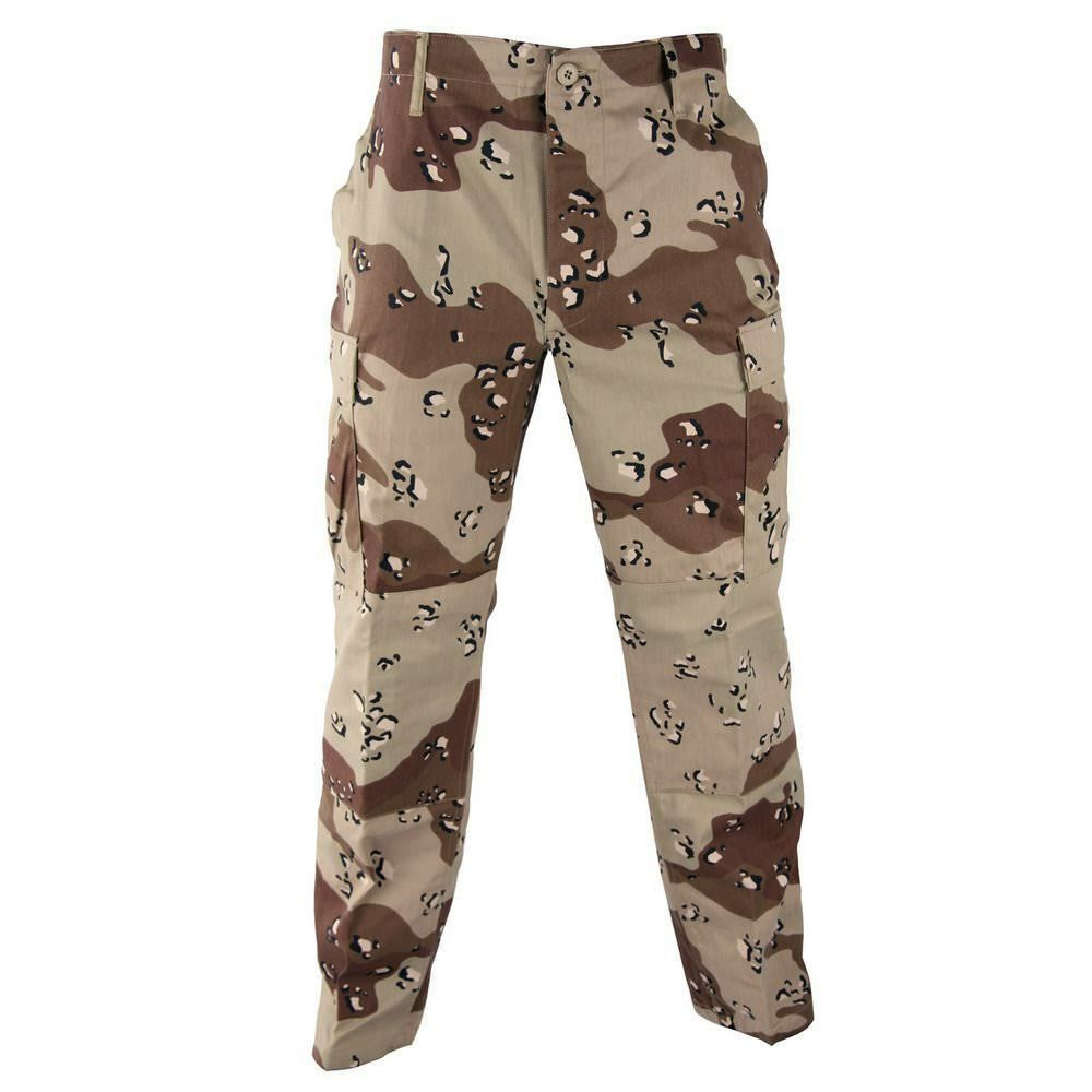 6- Color DCU Shirt/Coat LARGE - Short Desert Camo Cotton/Nylon