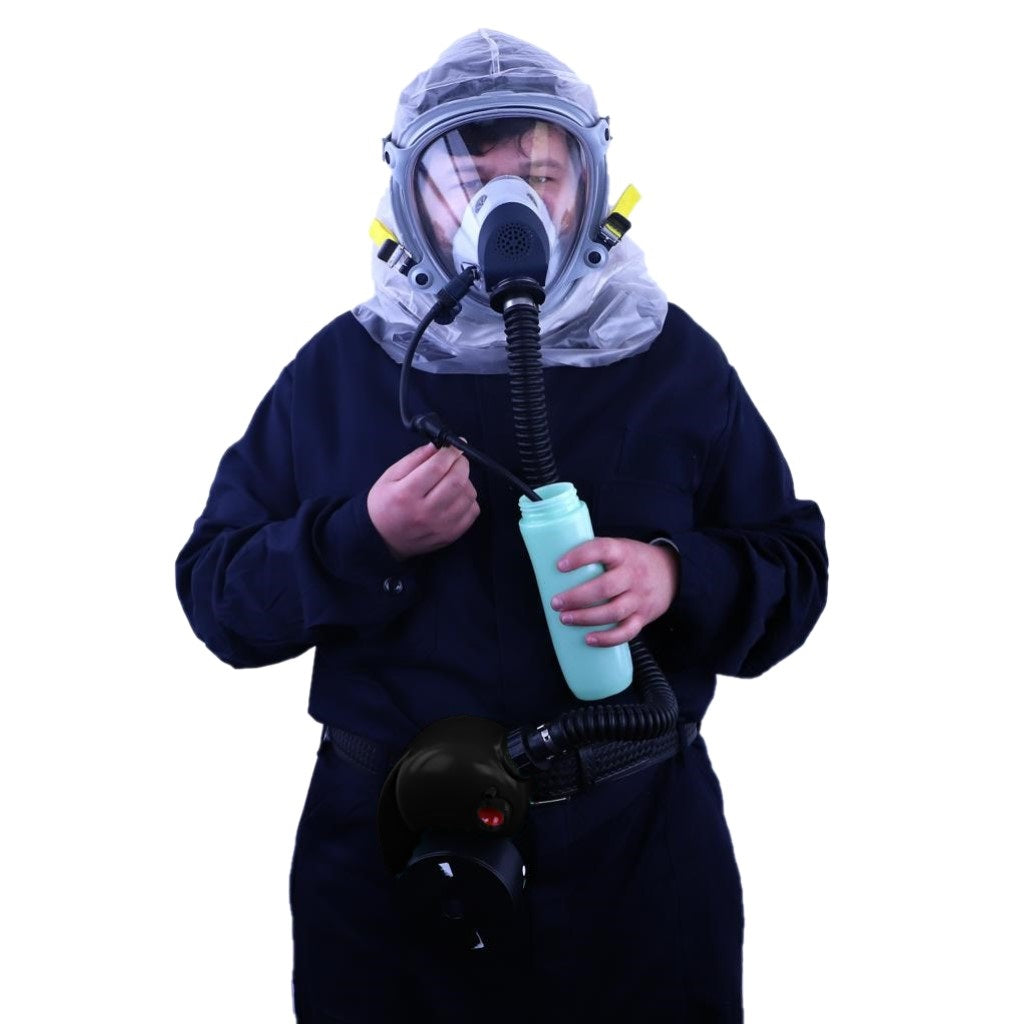 SUPERGUM Israeli COVID-19 NBC Protective Hood with Blower and Filter ...