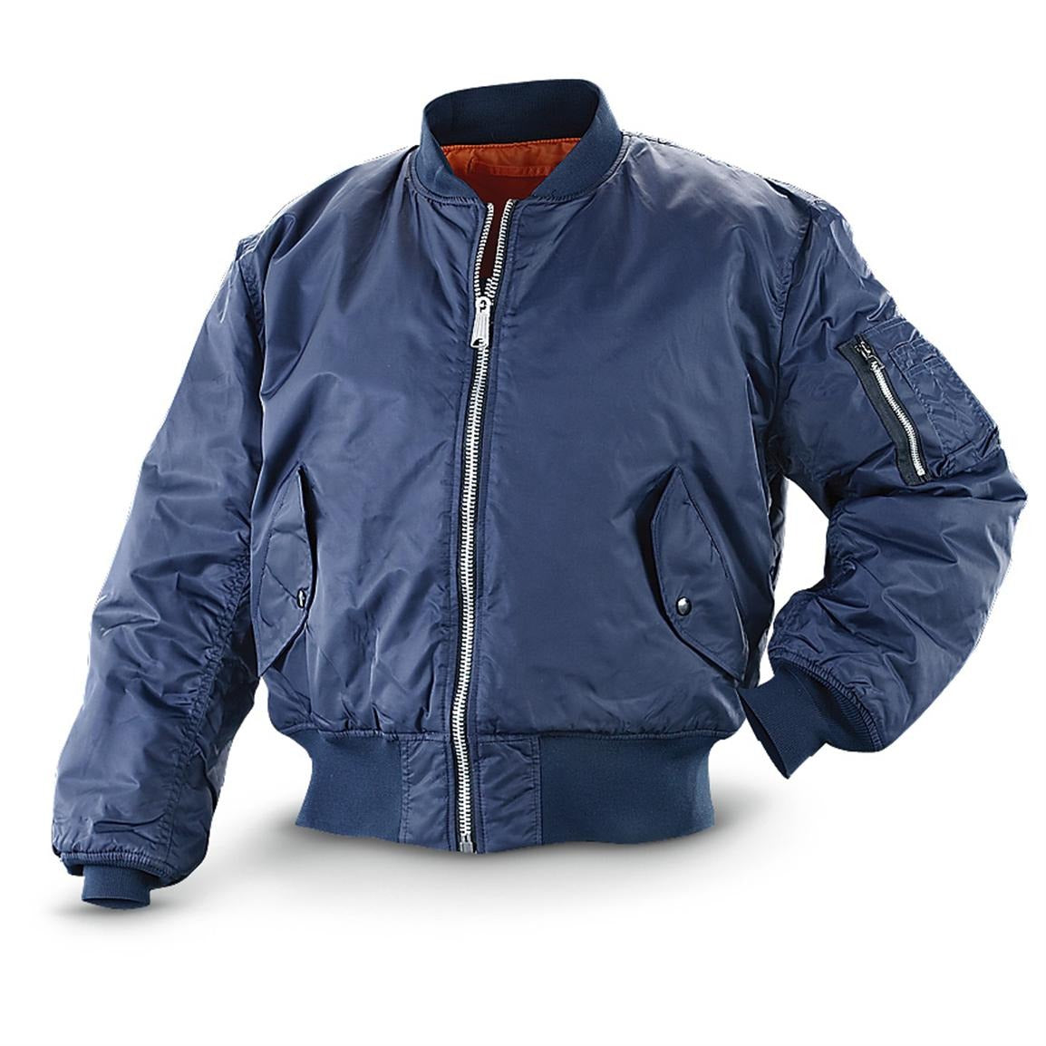 Куртка-бомбер ma-1 Flight Jacket Intermediate (Navy Blue)