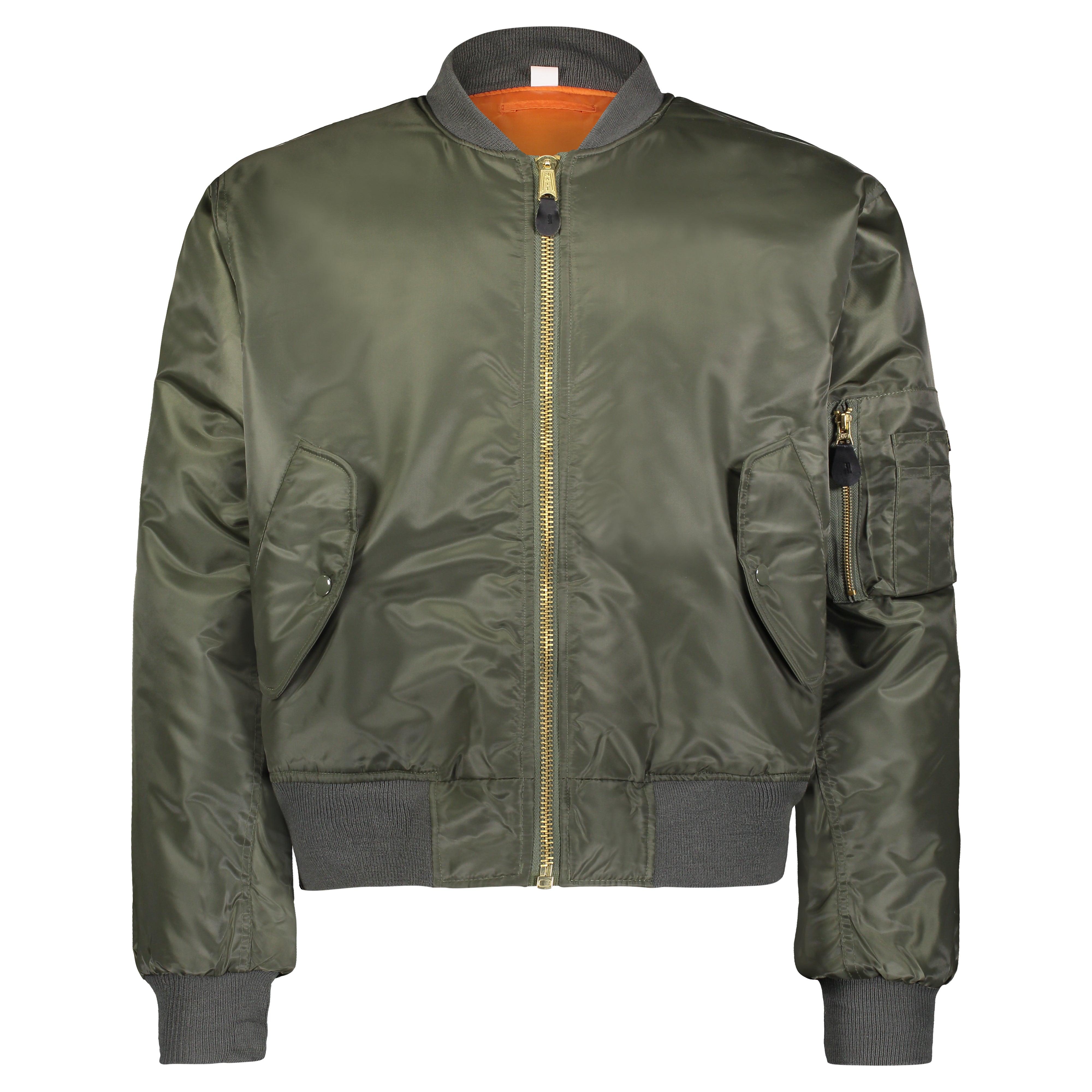 Classic MA-1 Flight Jacket with Orange Reversible Lining – McGuire