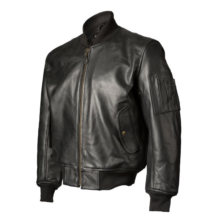 FTC LEATHER MA-1 JACKET - レザージャケット