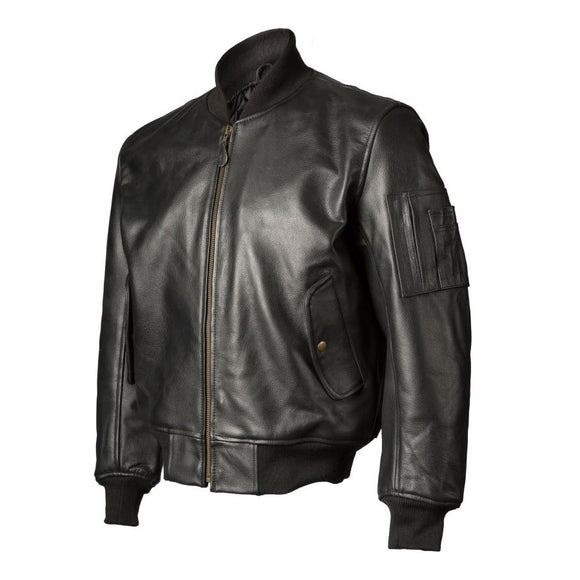 John Ownbey Leather MA-1 Flight Jacket – McGuire Army Navy