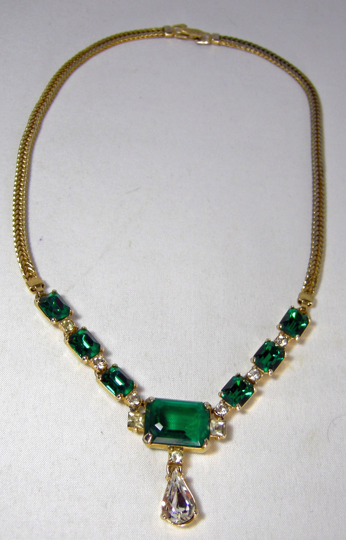 1950s crystal necklace