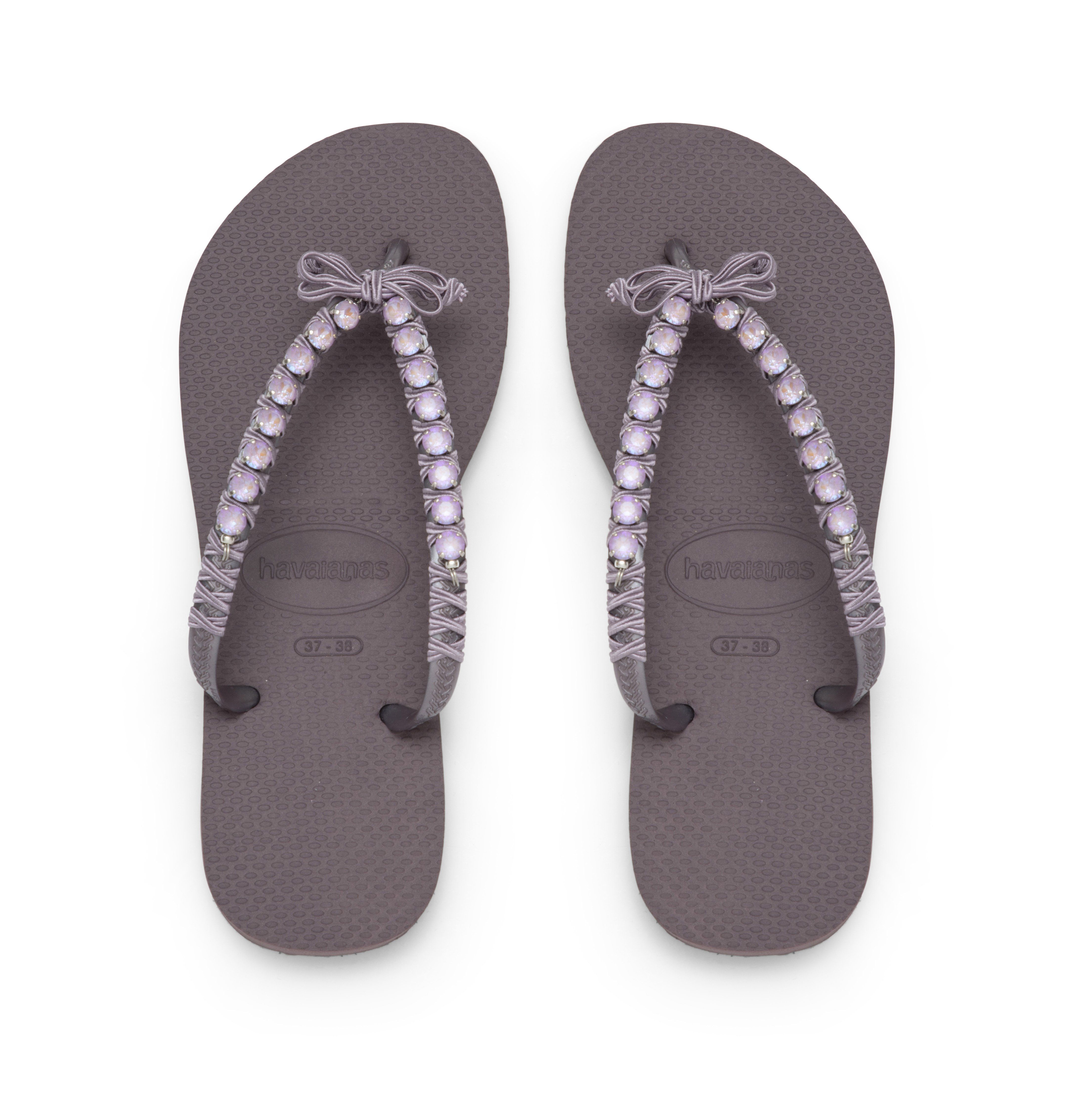 lilac flip flops