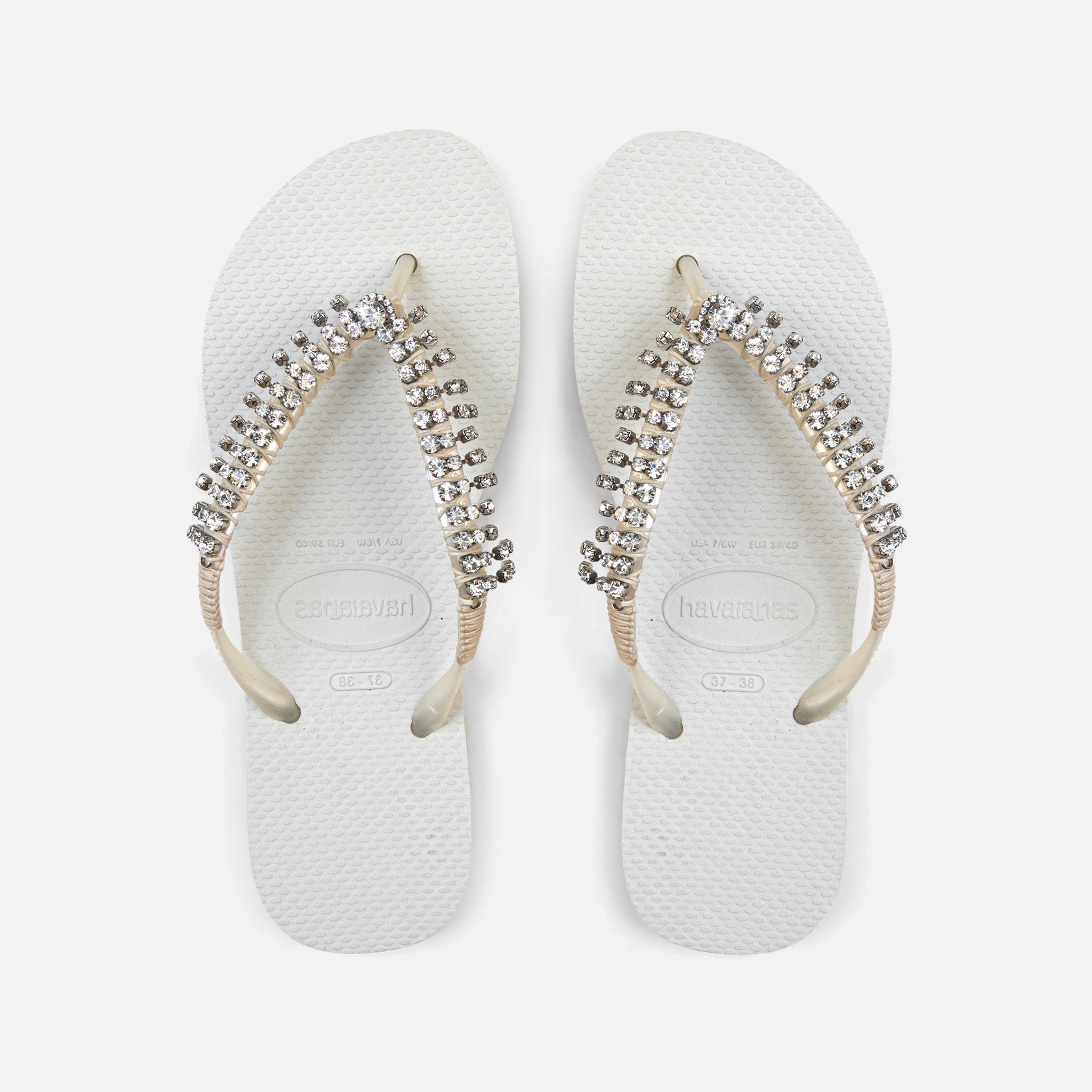 sparkle flip flops for wedding