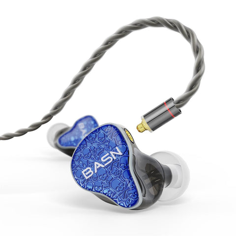 BASN Bmaster5 (1DD+4BA) PE connector In Ear Monitor Headphone (Purple)