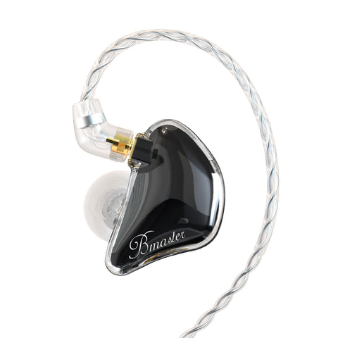 BASN Bmaster5 (1DD+4BA) PE connector In Ear Monitor Headphone (Black)