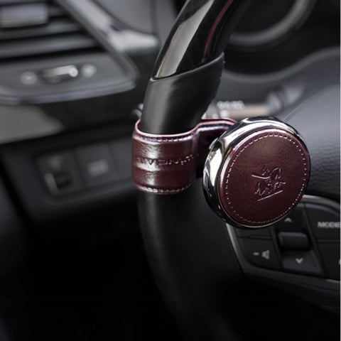 Luxury High Quality Leather Steering Wheel Spinner Knob – jnepicks