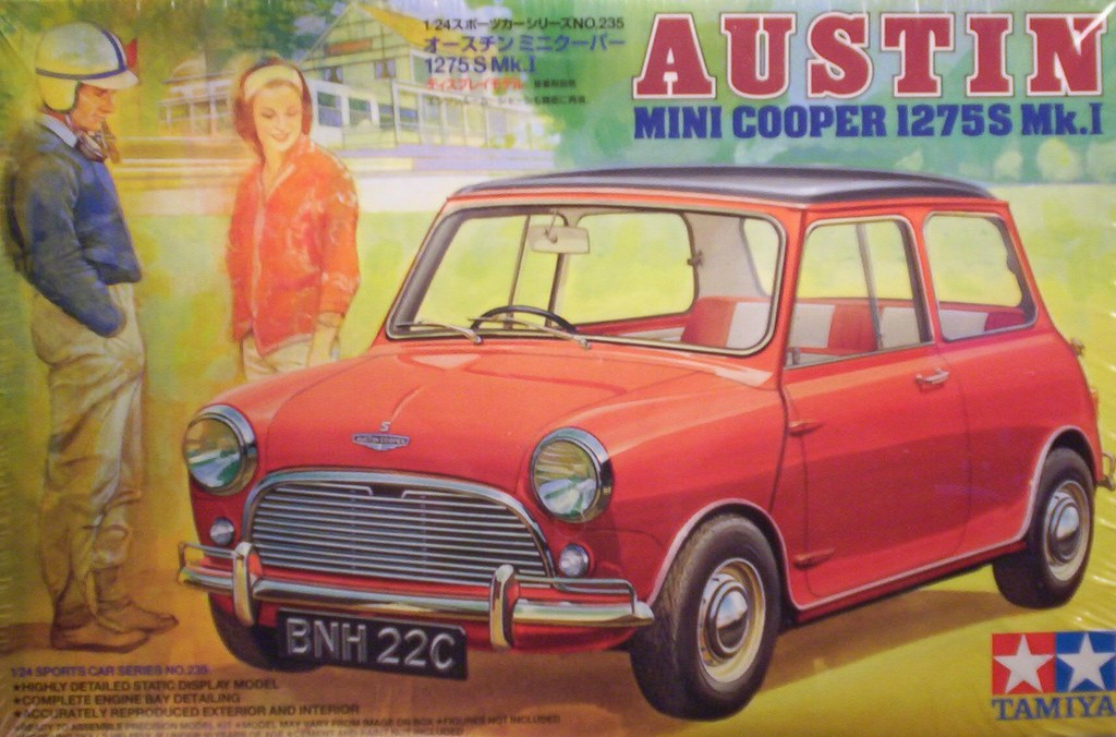 タミヤ 1/24 AUSTIN MINI COOPER オースチン ミニクーパー 1275S Mk.Ⅰ-