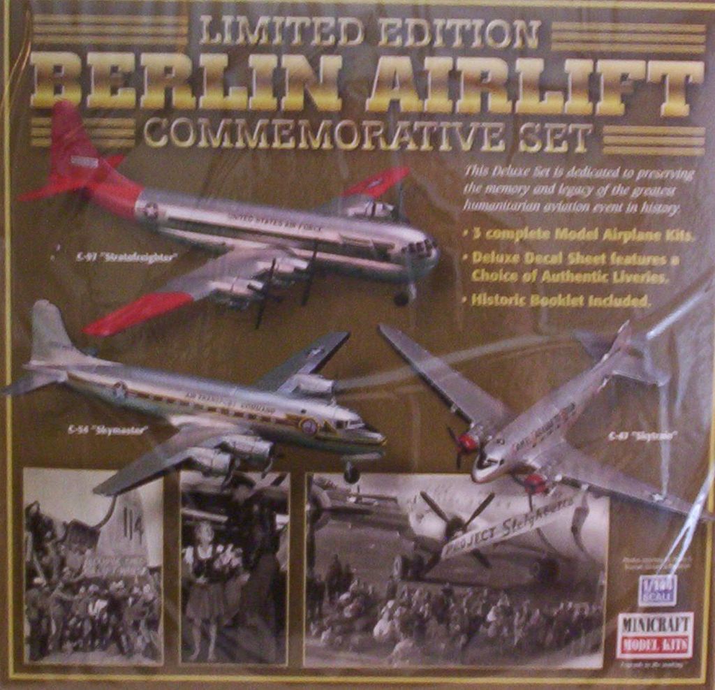 Minicraft Model Kits Limited Edition Berlin Airlift Commemorative Scale  1/144