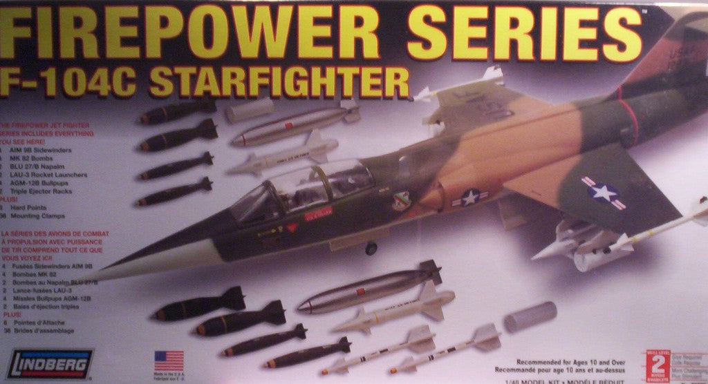 Lindberg 1/48 F-104C Starfighter | Full Circle Hobbies