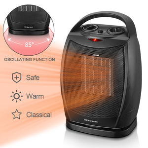 Warmtec 1500w Oscillating Ceramic Space Heater With