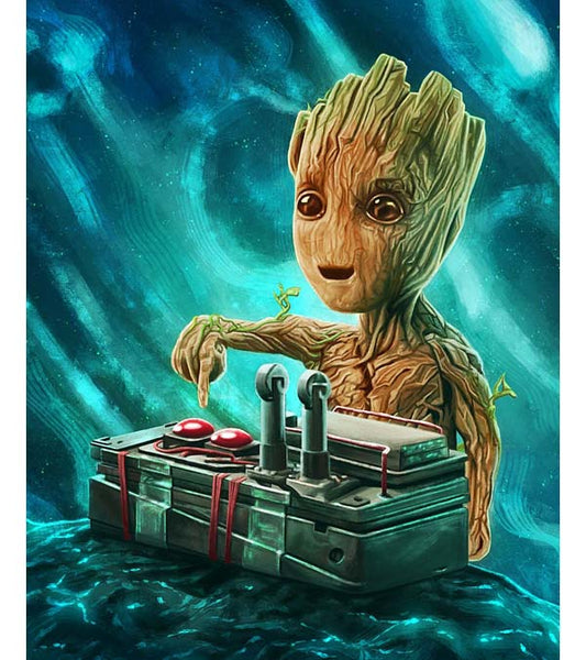 baby groot guardians of the galaxy paint by numbers goodnessfind baby groot guardians of the galaxy paint by numbers