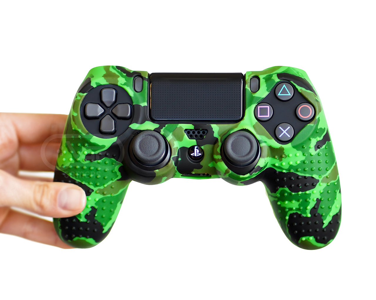 lime green playstation 4 controller