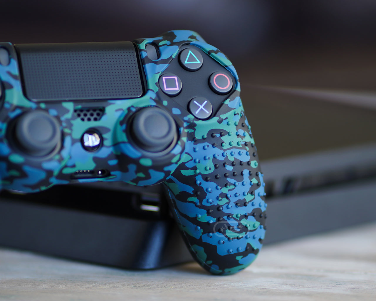 camouflage blue ps4 controller