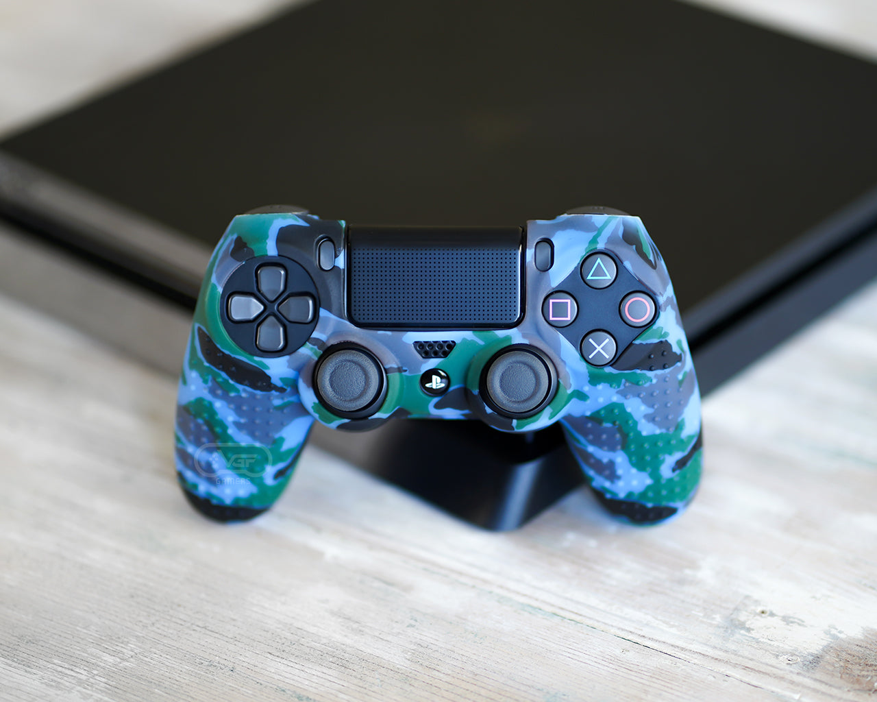 teal blue ps4 controller