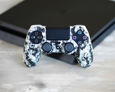 black and white camo ps4 controller