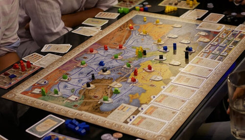 Board game session at a board game cafe. Photo by Karthik Balakrishnan.