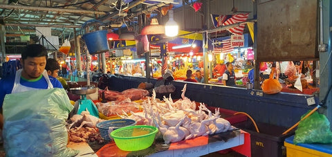Chow Kit Night Market fresh produce. Photo by Frank Dünnebier.