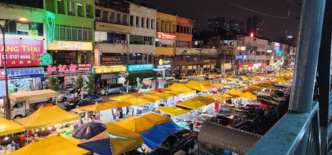 Connaught Night Market Signature Yellow Tents