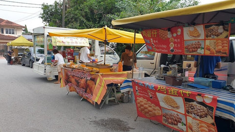 Happy Garden Night Market stalls. Photo by Leanie Toh.