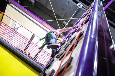 Indoor climbing wall at SuperPark Avenue K. Photo by SuperPark Malaysia.