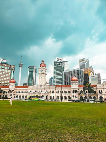 Merdeka Square in Malaysia with the Sultan Abdul Samad Building behind. Photo by Sheku Mans.