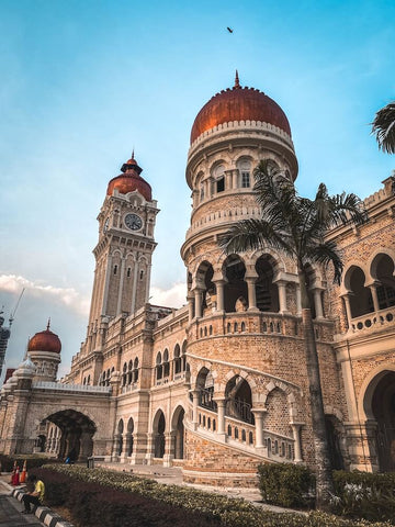 An up-close view of the colonial architecture of the Sultan Abdul Samad Building in Kuala Lumpur. Photo by Eijat Darus.
