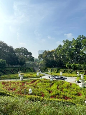 Sunken Garden at Perdana Botanical Gardens. Photo by Lorna Xavier.